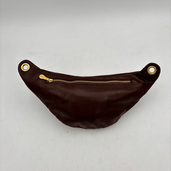 Vintage Bottega Veneta Brown Belt Bag Fanny Pack Women's - Picture 3 of 13
